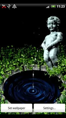 Funny Fountain Live Wallpaper android App screenshot 1